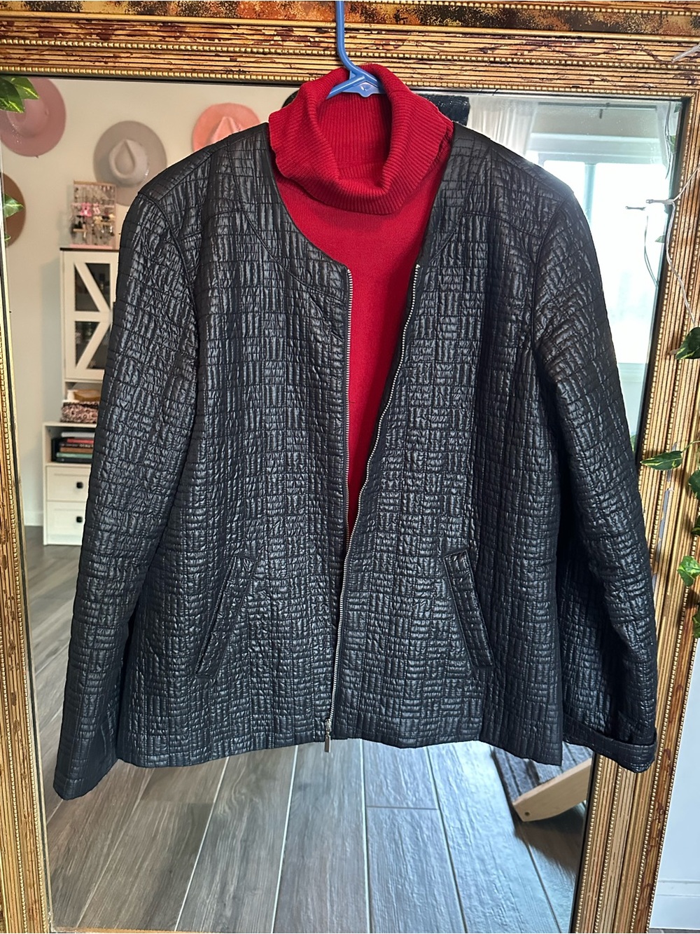 Sag Harbor Black Textured Jacket